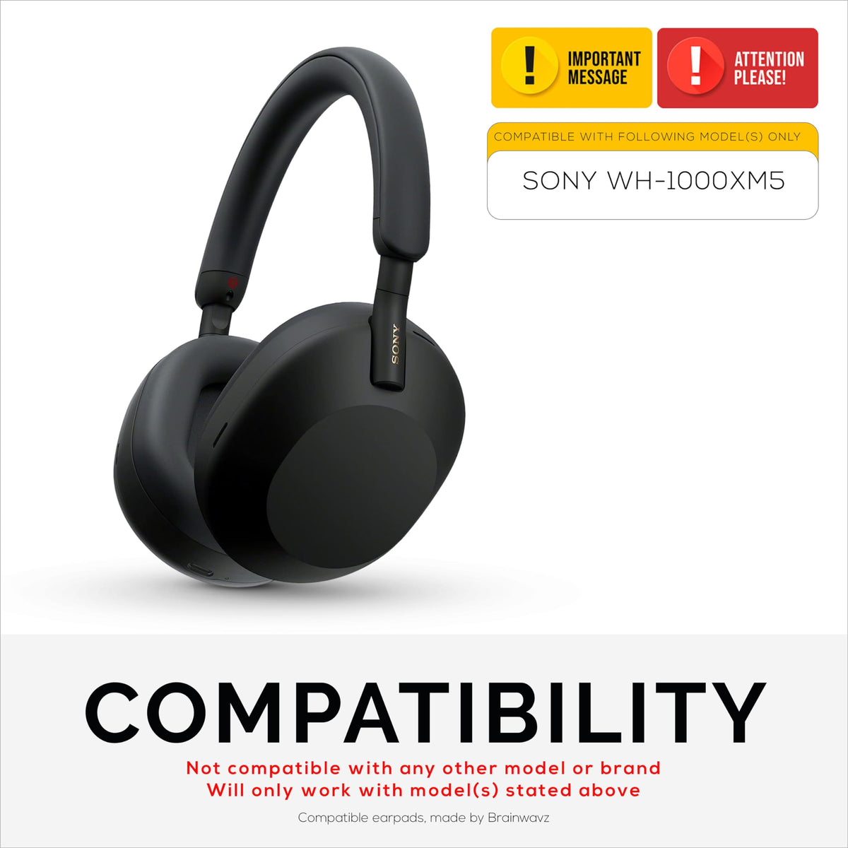 Brainwavz soft foam earpads closeup enhancing listening comfort.