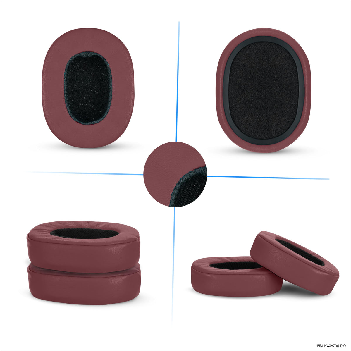 Brainwavz upgraded earpads compatibility chart – fits Crusher Evo, Wireless, Hesh models.