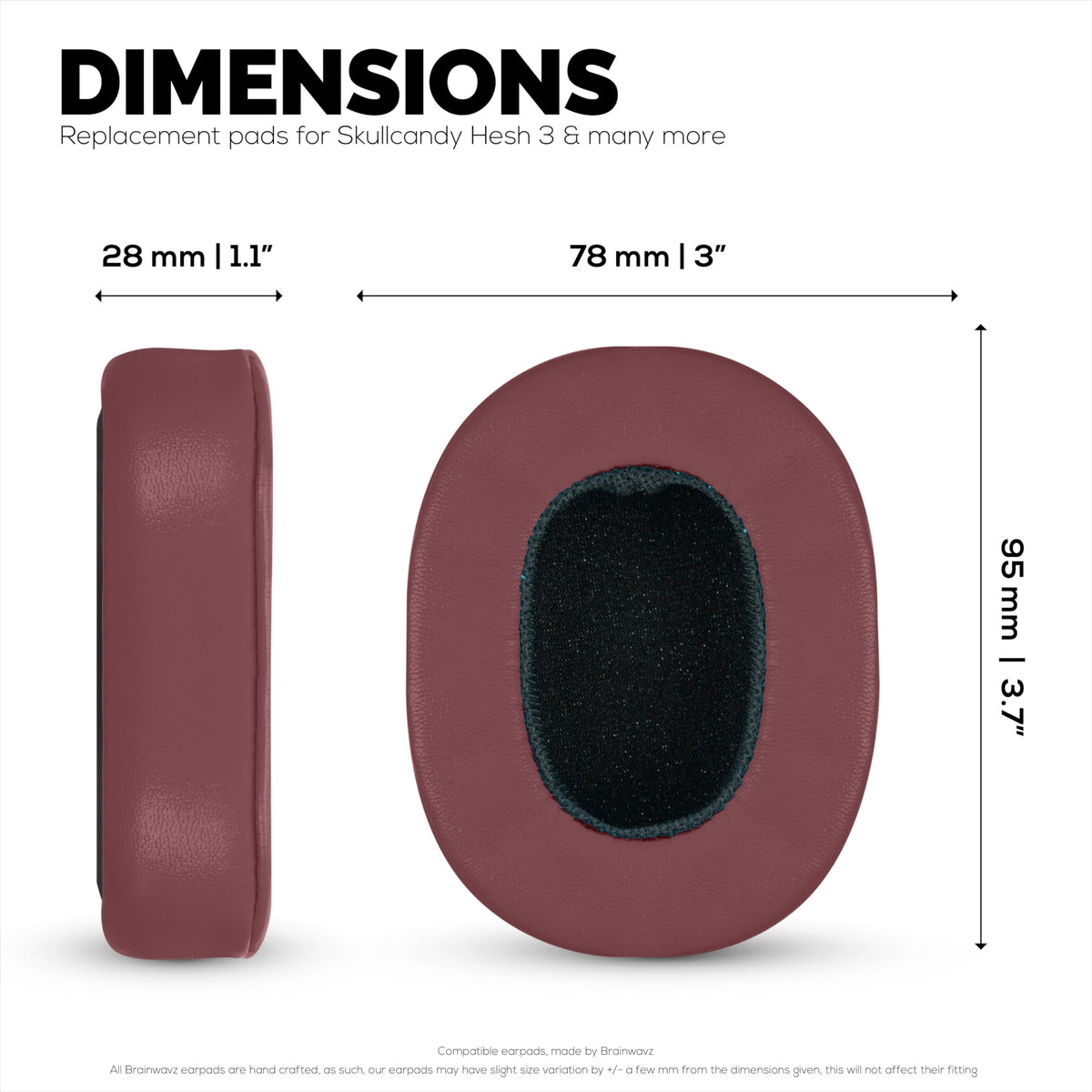 Brainwavz upgraded earpads easy-install – quick swap with existing groove.