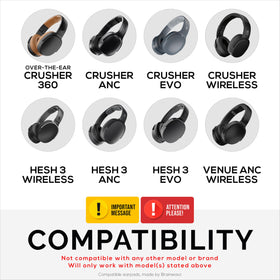 Brainwavz upgraded earpads for Hesh ANC – enhanced comfort during long listening.