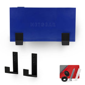 Brainwavz wall mount adhesive hanger secures small devices on the wall.