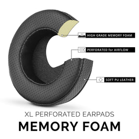 Brainwavz XL earpads for HifiMan round-cup models, enhancing comfort