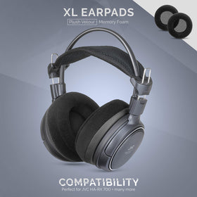 Brainwavz XL memory foam earpads may help reduce fatigue during long listening sessions.