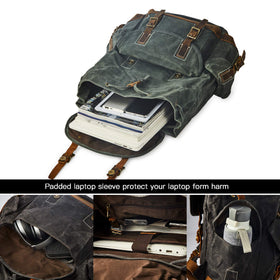 BRASS TACKS Leathercraft smooth zippers and hand-stitching for dependable use