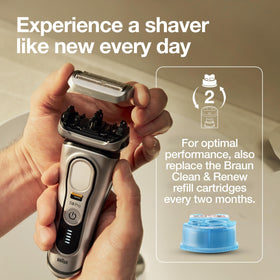 Braun Series 9 Pro on 7-day beard with 94M head