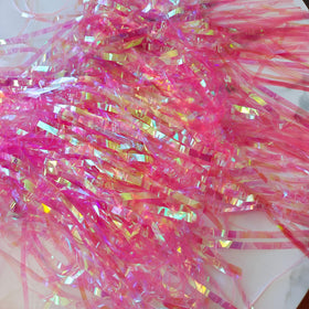 BRAVESHINE close-up of mylar texture highlighting reflective shine