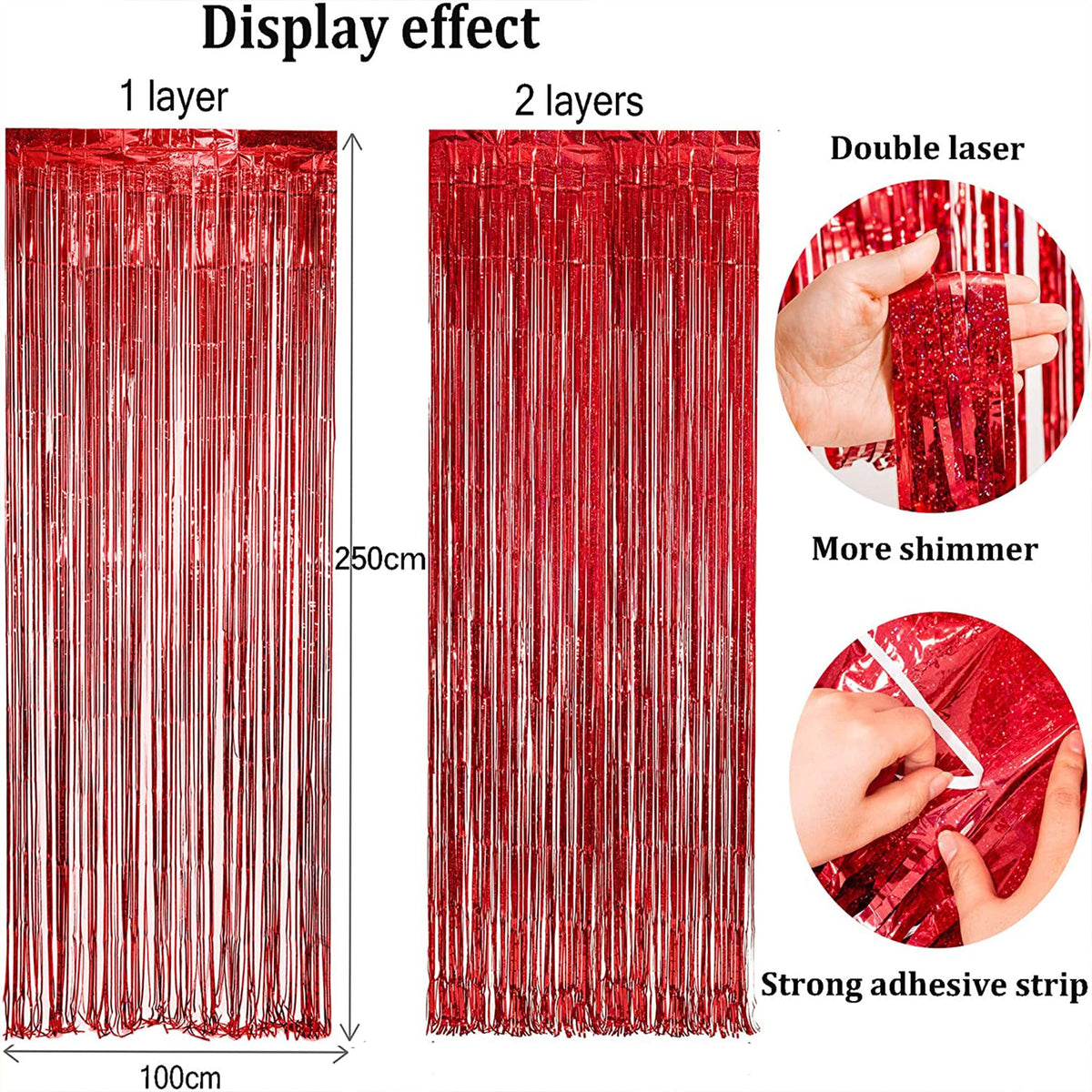 BRAVESHINE folded curtains stored flat to keep panels reusable