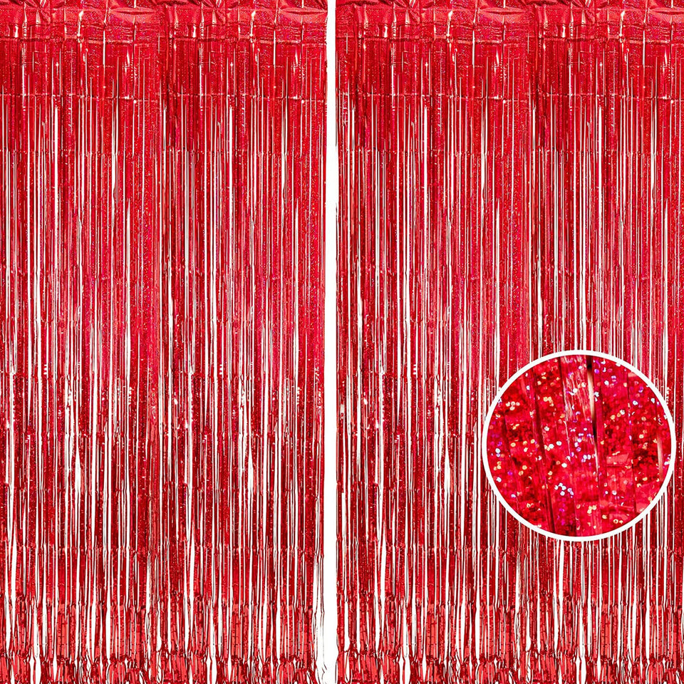 BRAVESHINE front packaging showing two red tinsel panels and dimensions