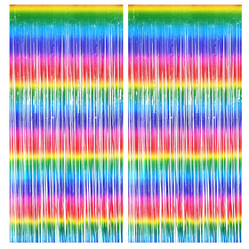 BRAVESHINE front packaging showing two colorful foil curtain panels and benefits