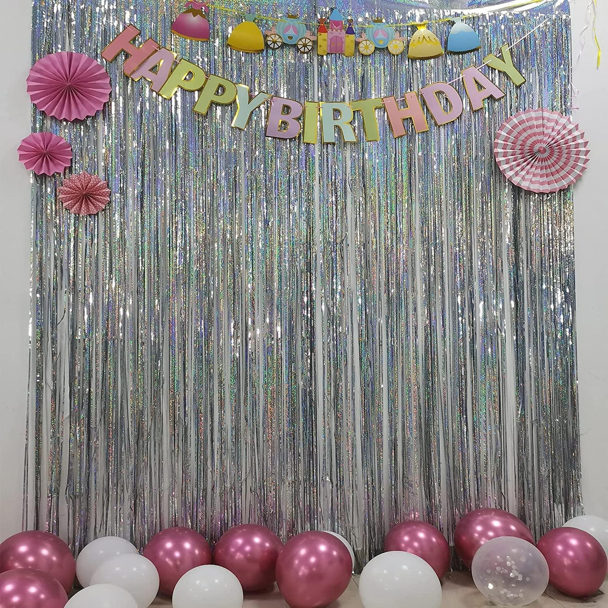 BRAVESHINE metallic tinsel curtain decor elevates ceremonies and stage backdrops.
