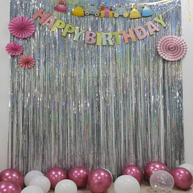 BRAVESHINE metallic tinsel curtain decor elevates ceremonies and stage backdrops.