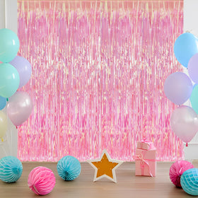 BRAVESHINE backdrop used in a photo booth boosting party photos