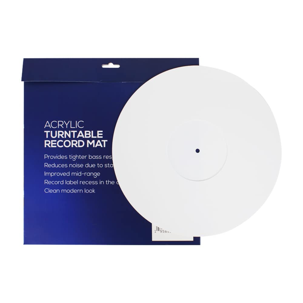 Break Tradition acrylic mat white diameter 297 mm fits many platters