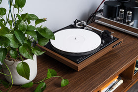 Break Tradition acrylic mat white modern aesthetic complements any setup