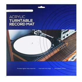 Break Tradition acrylic mat white vibration-damping technology reduces surface buzz