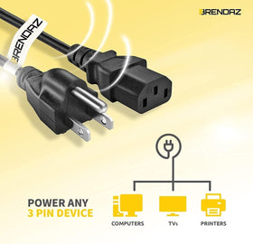 BRENDAZ cables laid out next to a ruler illustrating the 6ft length advantage