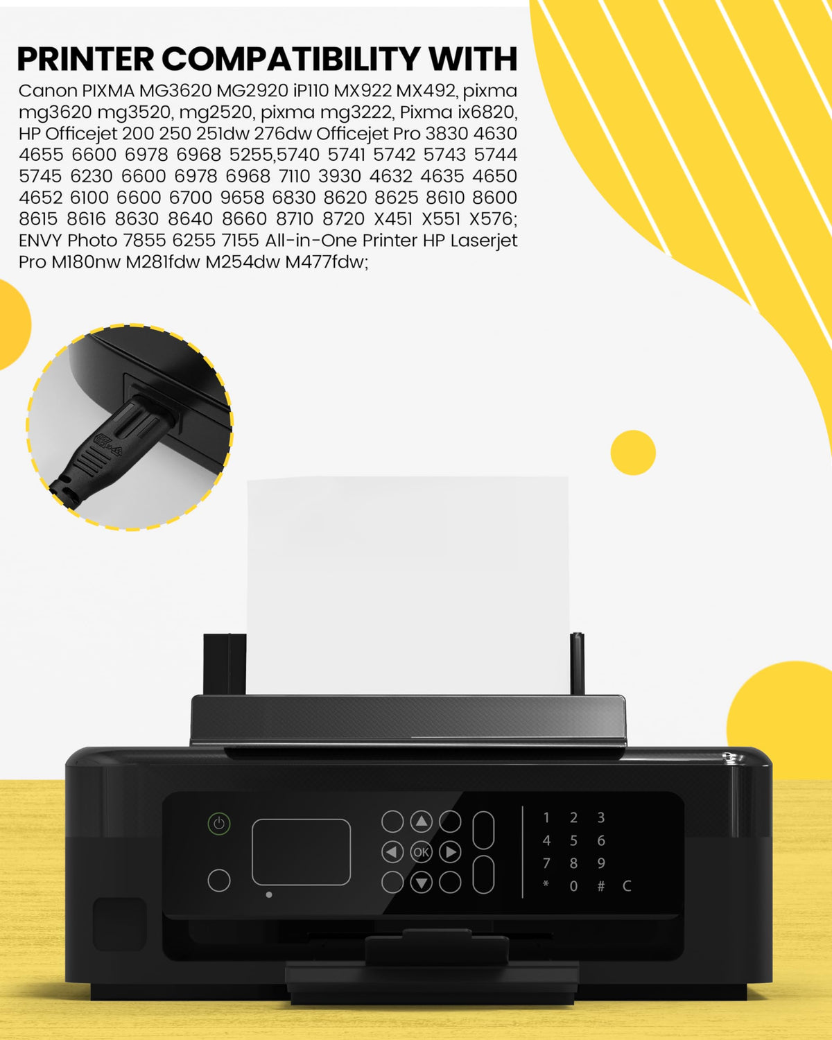 Brendaz durable molded UK power cord designed to withstand frequent use