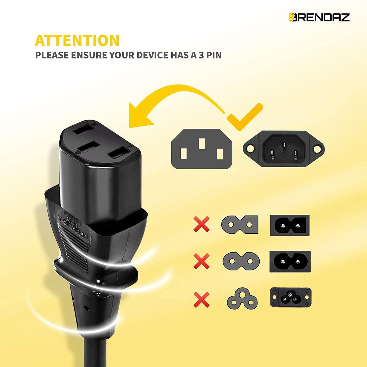 BRENDAZ durable molded connectors for long-life use