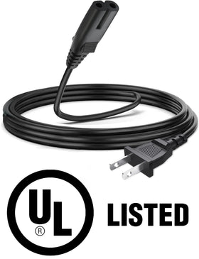 Brendaz non-polarized IEC C7 to NEMA 1-15P cord for versatile devices
