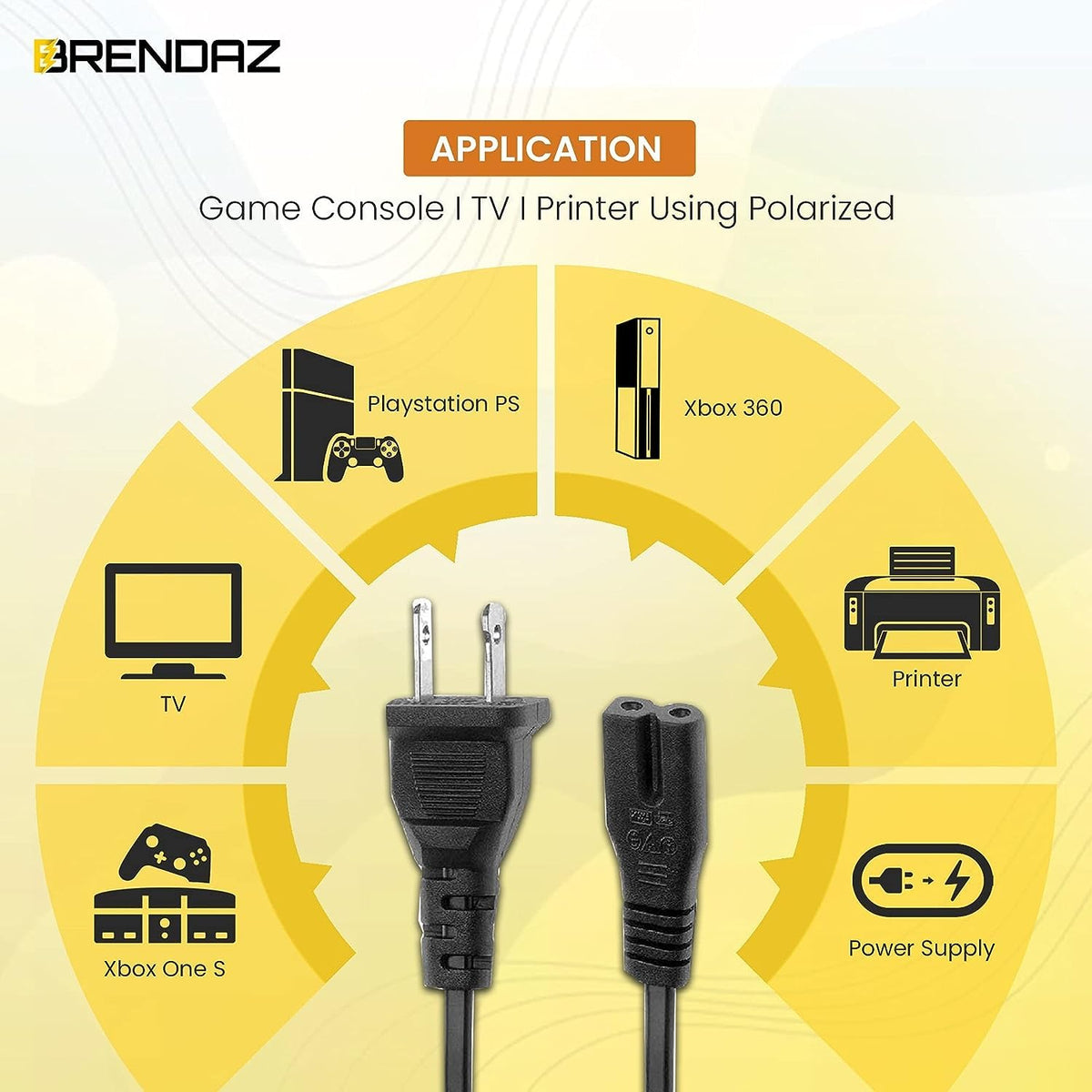 BRENDAZ cable connecting to Vizio sound bar enabling tidy media setup