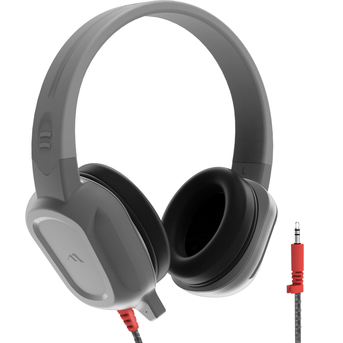 Brenthaven Rugged 2 headphones front view, durable for classroom use.