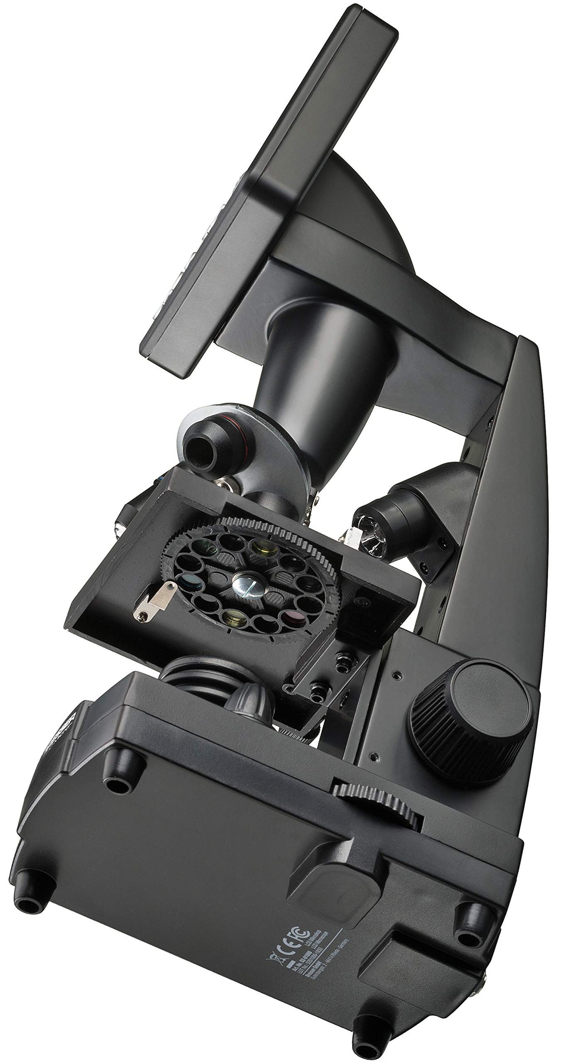 BRESSER LCD-Microscope SD-card slot stores JPEG images for quick review.