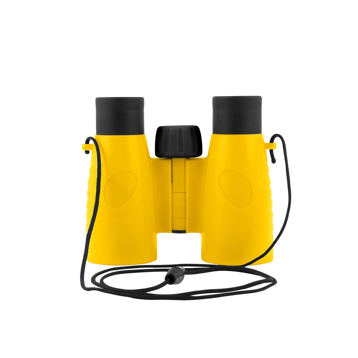Close-up of the large focus knob on National Geographic Real 3x30 kids binoculars