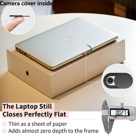 Brevynx 360 degree privacy screen on MacBook Air
