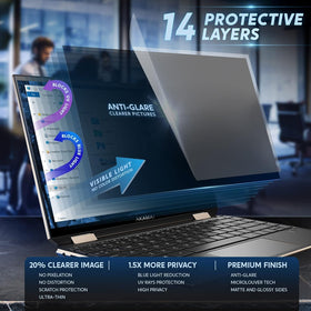 Brevynx high-clarity display filter preserves brightness and color on MacBook Neo 13.