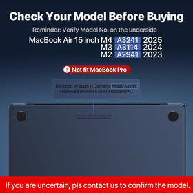 Brevynx MacBook Air 15.3 privacy filter front view highlighting privacy