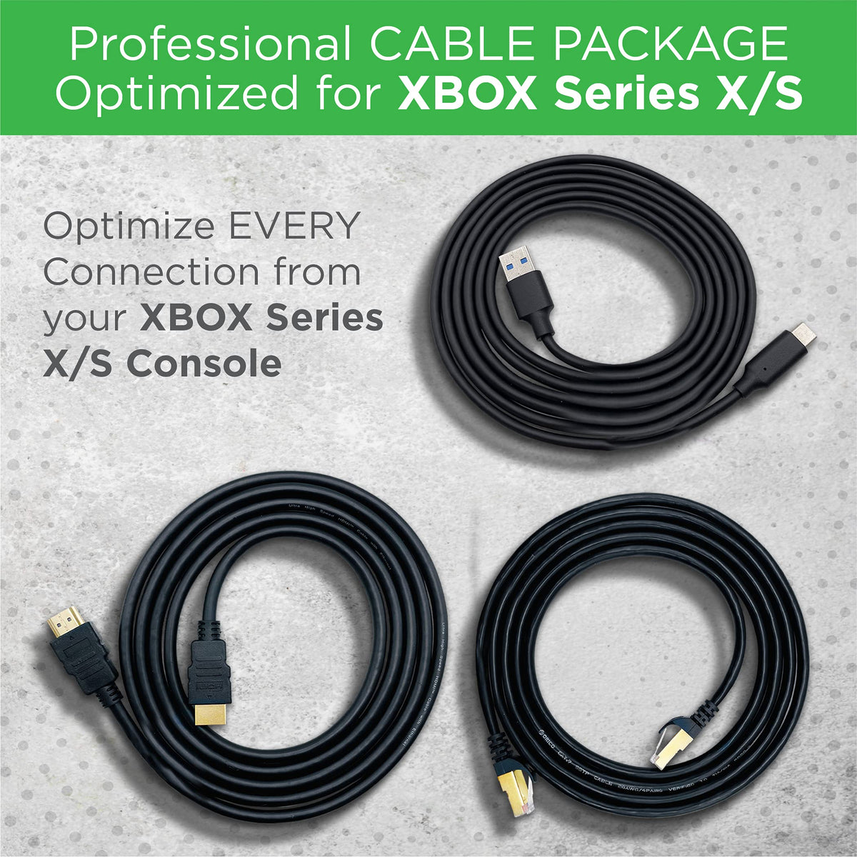BrightOn HDMI 2.1 display cable supports 8K60Hz and 4K120Hz for smooth visuals