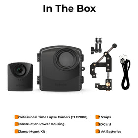 Brinno BCC2000 interchangeable lenses enable different perspectives