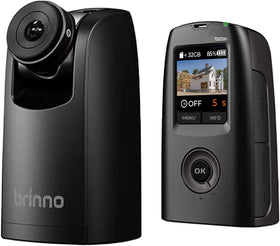 Brinno TLC300 front view shows compact design for outdoor projects.