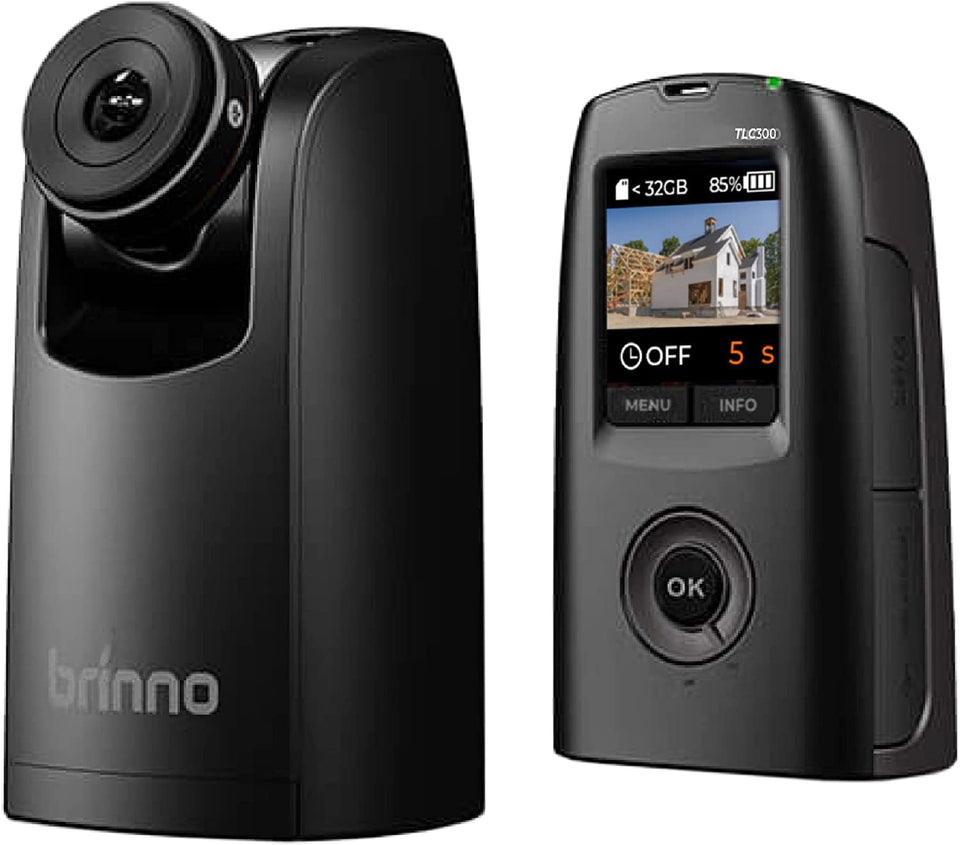 Brinno TLC300 front view shows compact design for outdoor projects.