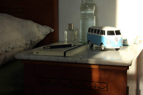 BRISA VW Collection bus speaker packaging highlights licensed Volkswagen collaboration.