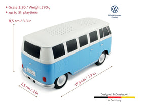 BRISA VW Collection bus speaker top view shows easy pairing controls.