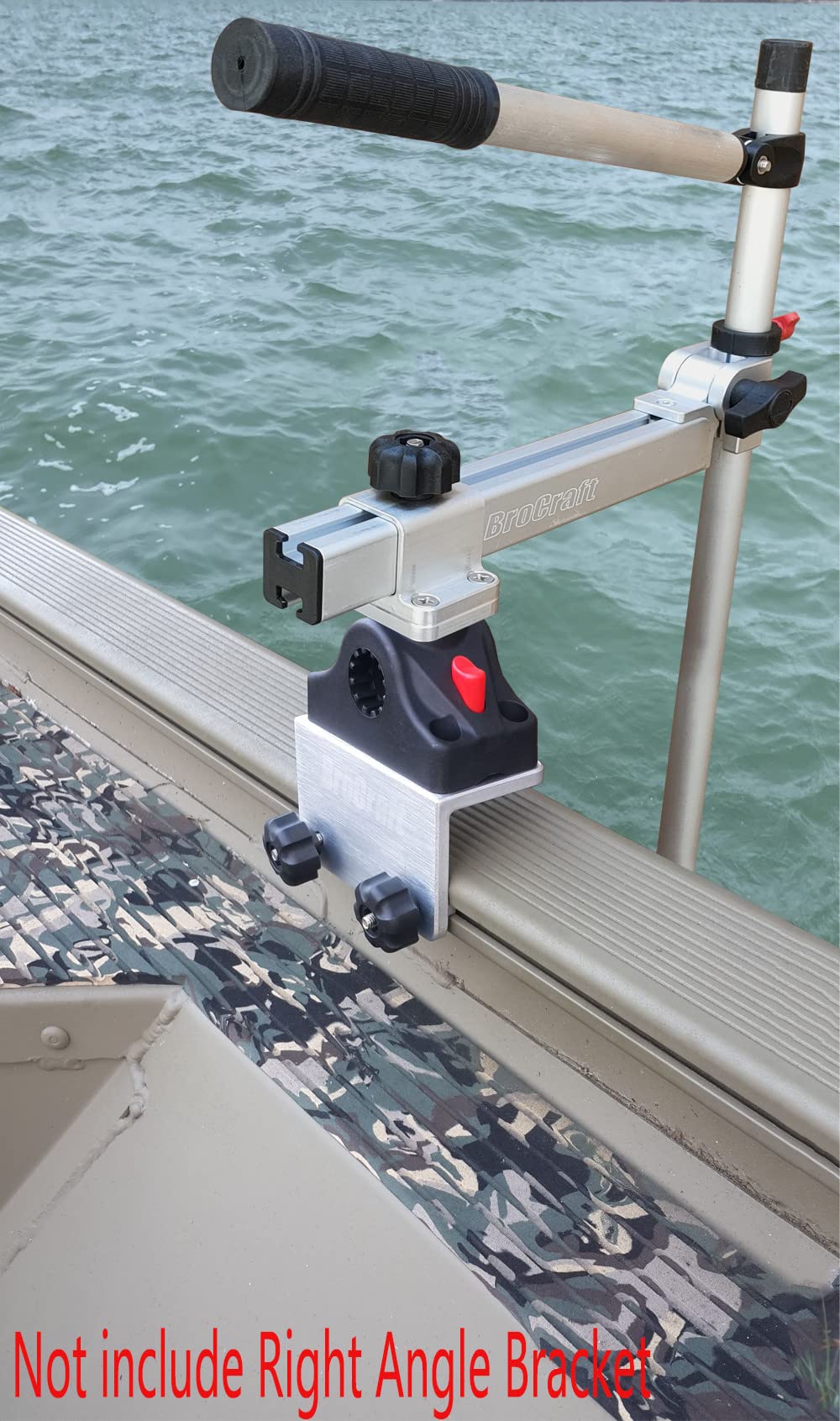 Brocraft fast install deck base enables rapid setup on deck.