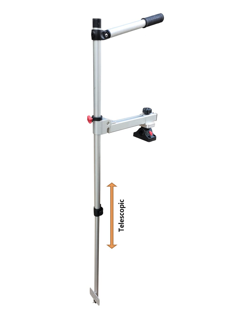 Brocraft universal mount accommodates kayaks, canoes, and boats.