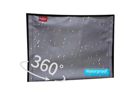 BroilPro Outdoor TV Cover remote pocket keeps controls handy on patio.