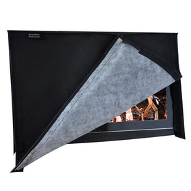 BroilPro Outdoor TV Cover side pocket with remote storage for quick access