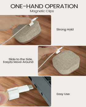 Brolena one-hand release magnet design for easy cable adjustments