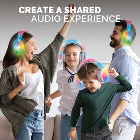 Brookstone Bluetooth 5.0 headphones for quick device pairing.