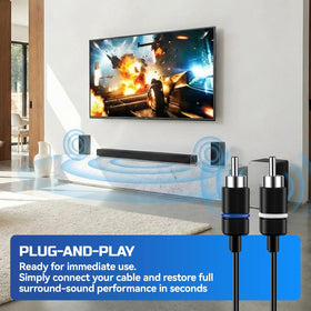 Broqixin dual shielding 18 AWG copper cable reduces interference for clearer channels