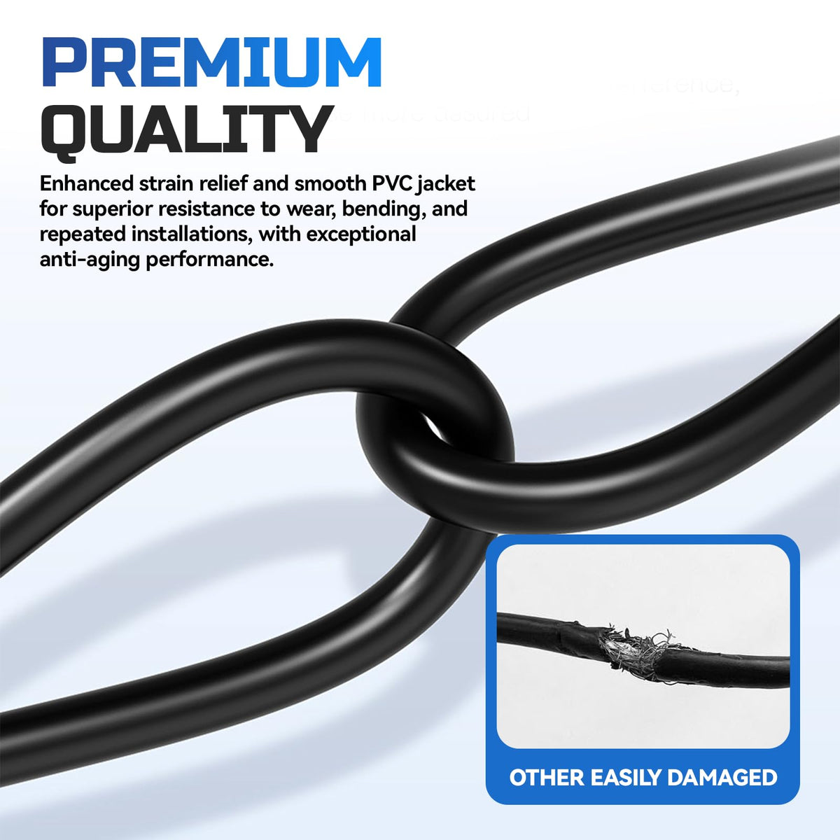 Broqixin package includes two cables for quick replacement and easy installation