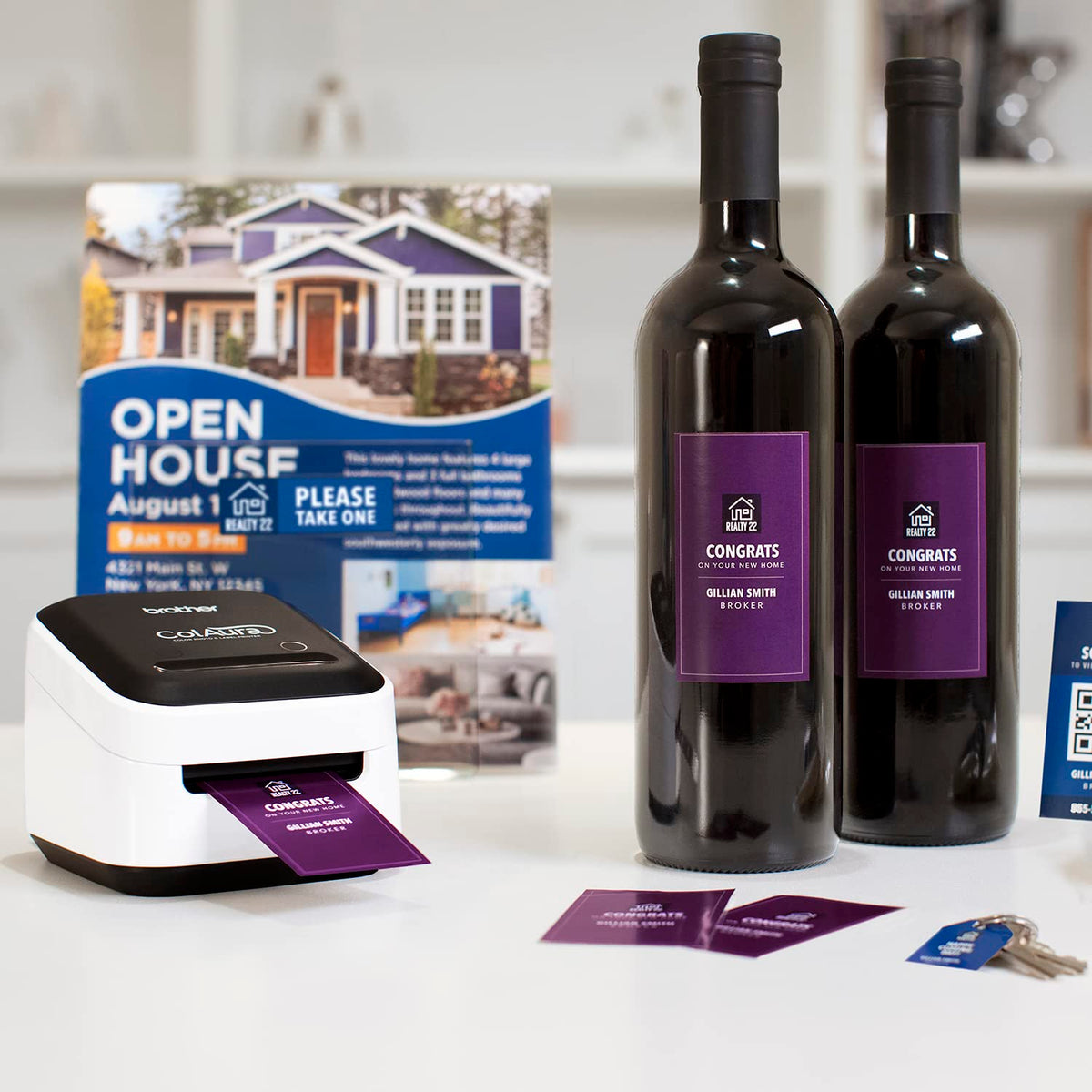Brother ColAura VC500W start kit includes all essentials to begin printing