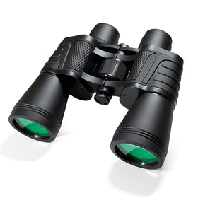 Brpvizra front view showing compact binoculars and packaging, clear design benefit
