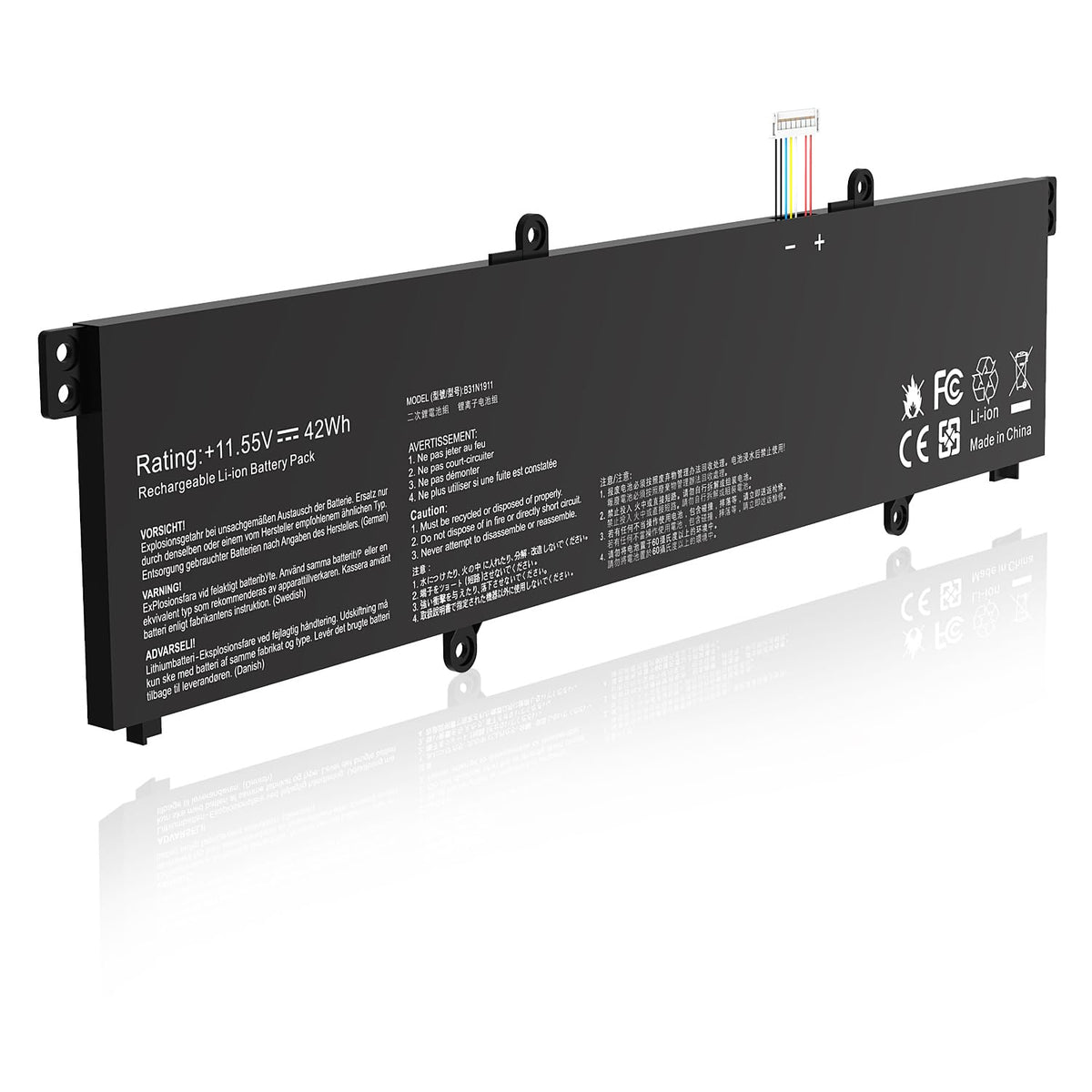 BRTONG battery in hand for scale to show compact size and portability benefits