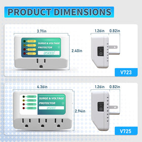 BSEED wall-plug design saves space in tight rooms