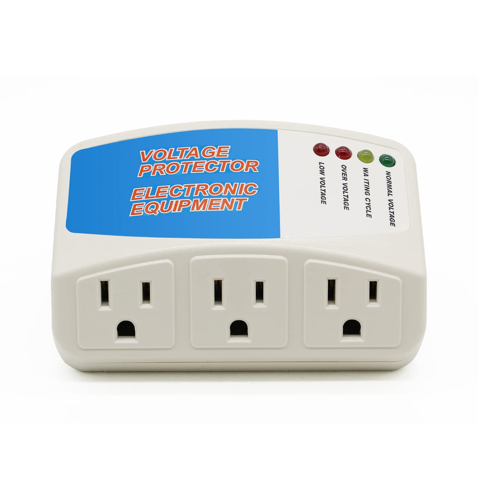 BSEED 3-outlet surge protector shields essential appliances from spikes