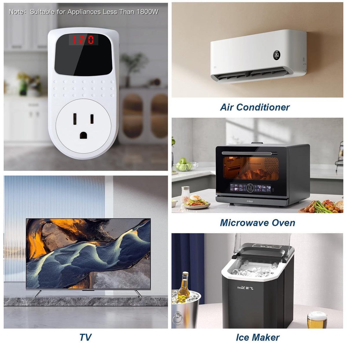 BSEED protection for refrigerators, TVs, PCs helps prevent damage from spikes.